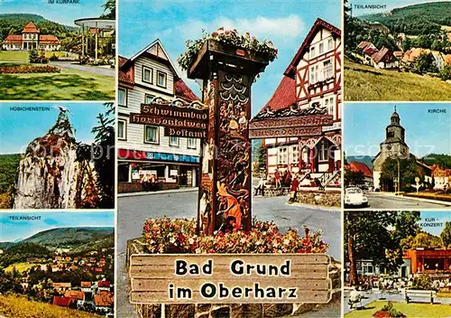 AK / Ansichtskarte Bad Grund Kurpark Huebichenstein Kurkonzert Kat. Bad Grund (Harz)