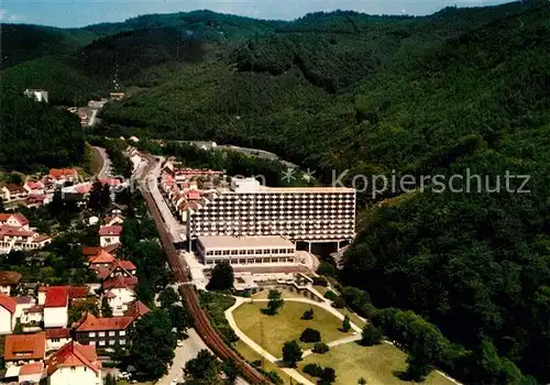 AK / Ansichtskarte Bad Lauterberg Fliegeraufnahme Promenade mit Hotel Revita und Kurzentrum Kat. Bad Lauterberg im Harz