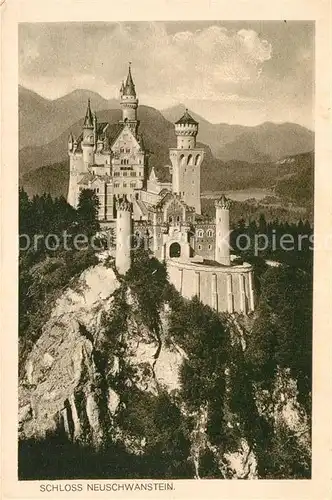 AK / Ansichtskarte Hohenschwangau Schloss Neuschwanstein  Kat. Schwangau