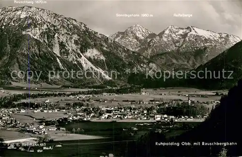 AK / Ansichtskarte Ruhpolding Panorama  Kat. Ruhpolding