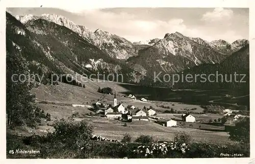 AK / Ansichtskarte Hinterstein Bad Hindelang Teilansicht Rauhorn Aelpelspitze