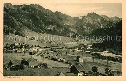 AK / Ansichtskarte Hinterstein Bad Hindelang Teilansicht 