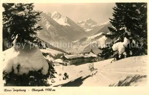 AK / Ansichtskarte Oberjoch Haus Ingeburg  Kat. Bad Hindelang