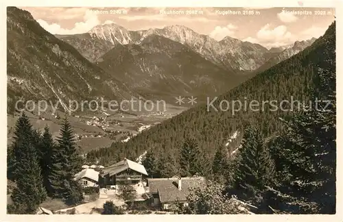 AK / Ansichtskarte Bad Oberdorf Bergwirtschaft Horn Kat. Bad Hindelang