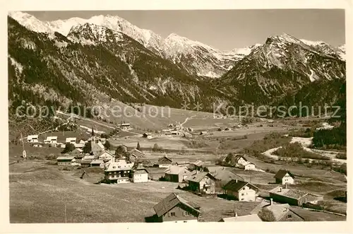 AK / Ansichtskarte Hindelang Teilansicht  Kat. Bad Hindelang