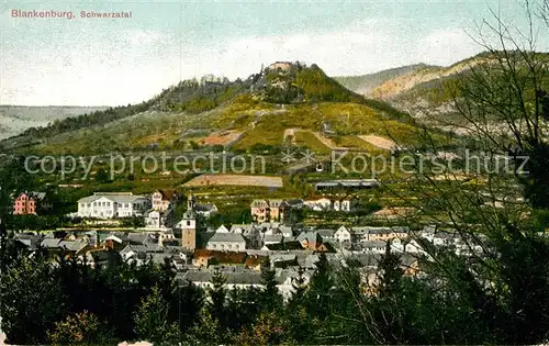 AK / Ansichtskarte Bad Blankenburg Schwarzatal Panorama Kat. Bad Blankenburg