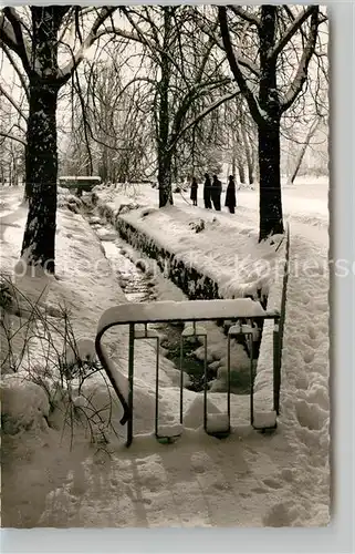 AK / Ansichtskarte Orb Bad Kurpark Winter Kat. Bad Orb