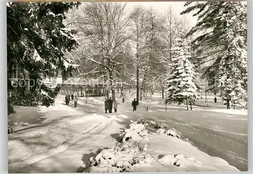 AK / Ansichtskarte Orb Bad Kurpark Winter Kat. Bad Orb