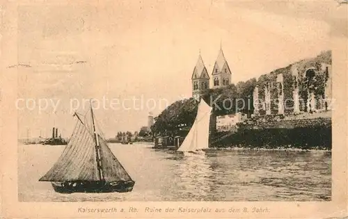 AK / Ansichtskarte Kaiserswerth Ruine Kaiserpfalz  Kat. Duesseldorf