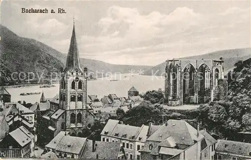 AK / Ansichtskarte Bacharach Rhein Panorama Kat. Bacharach