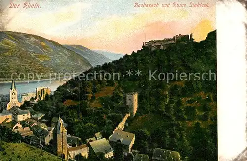 AK / Ansichtskarte Bacharach Rhein Ruine Stahleck Kat. Bacharach