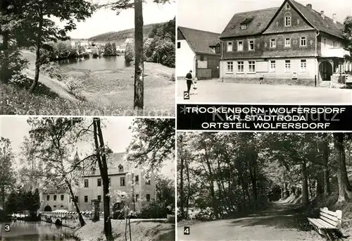 AK / Ansichtskarte Wolfersdorf Trockenborn Wolfersdorf Teilansicht HOG Schuesselgrund ehemaliges Schloss Froehliche Wiederkunft Weg nach dem Waldbad Kat. Trockenborn Wolfersdorf