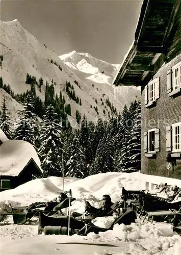 AK / Ansichtskarte Baad Mittelberg Kleinwalsertal Starzelhaus Unspitz Hochstarzel Kat. Mittelberg