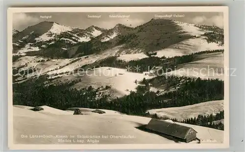 AK / Ansichtskarte Oberstaufen Lanzenbach Almen Kat. Oberstaufen