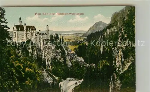 AK / Ansichtskarte Hohenschwangau Schloss Neuschwanstein  Kat. Schwangau