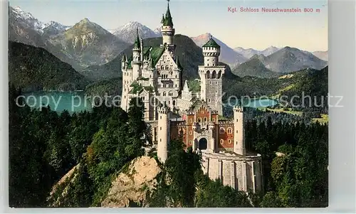 AK / Ansichtskarte Hohenschwangau Schloss Neuschwanstein  Kat. Schwangau