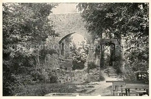 AK / Ansichtskarte Bad Blankenburg Schlosskapelle de Ruine Greifenstein Kat. Bad Blankenburg