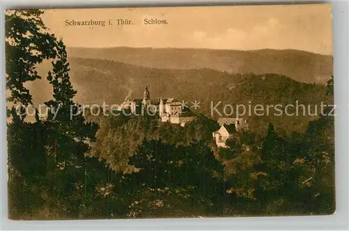 AK / Ansichtskarte Schwarzburg Thueringer Wald Schloss Kat. Schwarzburg