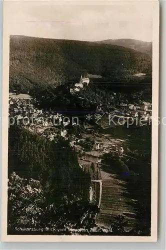 AK / Ansichtskarte Schwarzburg Thueringer Wald Blick vom Trippstein Kat. Schwarzburg