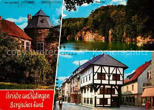 AK / Ansichtskarte Ratingen Haus zum Haus Blauer See Suitbertus Stuben Kat. Ratingen