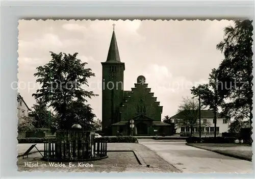 AK / Ansichtskarte Hoesel Evangelische Kirche Kat. Ratingen