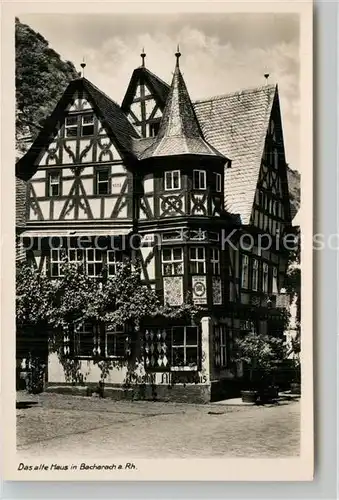 AK / Ansichtskarte Bacharach Rhein Das Alte Haus Kat. Bacharach