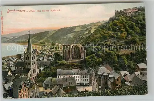 AK / Ansichtskarte Bacharach Rhein Ruine Stahleck Kat. Bacharach