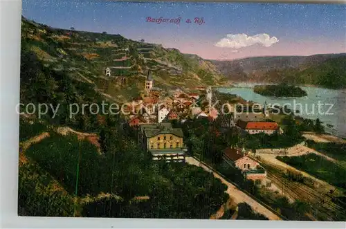 AK / Ansichtskarte Bacharach Rhein Panorama Kat. Bacharach