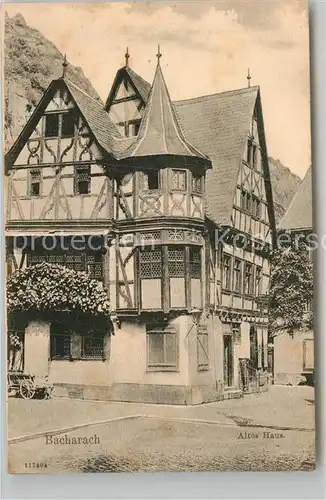 AK / Ansichtskarte Bacharach Rhein Weinhaus Altes Haus Kat. Bacharach