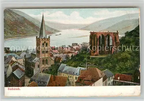 AK / Ansichtskarte Bacharach Rhein Panorama Kat. Bacharach