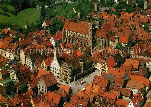 AK / Ansichtskarte Rothenburg Tauber Fliegeraufnahme Kat. Rothenburg ob der Tauber