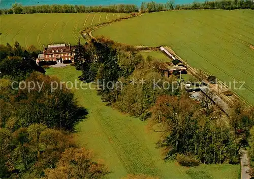 AK / Ansichtskarte Travemuende Ostseebad Fliegeraufnahme Schloss Warnsdorf Kat. Luebeck