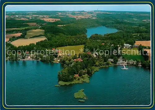 AK / Ansichtskarte Sielbeck Holsteinische Schweiz Fliegeraufnahme Kellersee mit Ukleisee  Kat. Eutin