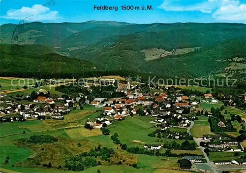 AK / Ansichtskarte Hoechenschwand Blick zum Feldberg Schwarzwald Fliegeraufnahme Kat. Hoechenschwand