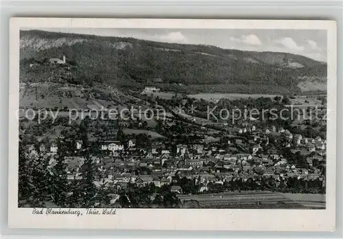 AK / Ansichtskarte Bad Blankenburg Panorama Kat. Bad Blankenburg