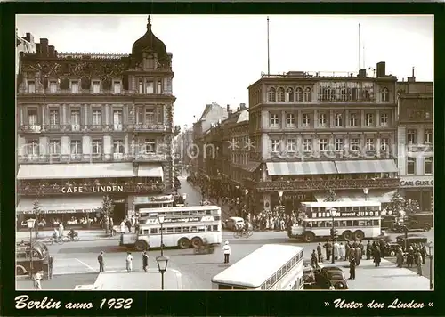 AK / Ansichtskarte Berlin Unter den Linden Kat. Berlin