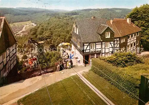 AK / Ansichtskarte Burg Wupper Cafe Restaurant Rittersturz Tal der Wupper Kat. Solingen