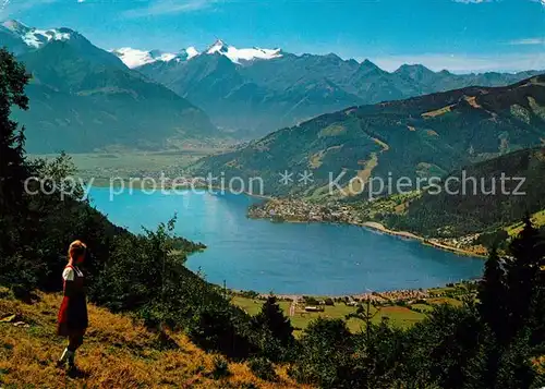 AK / Ansichtskarte Zell See Blick auf den See mit Hohen Tauern Kat. Zell am See