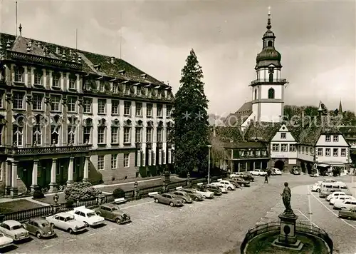 AK / Ansichtskarte Erbach Odenwald Marktplatz Stadtkirche Kat. Erbach