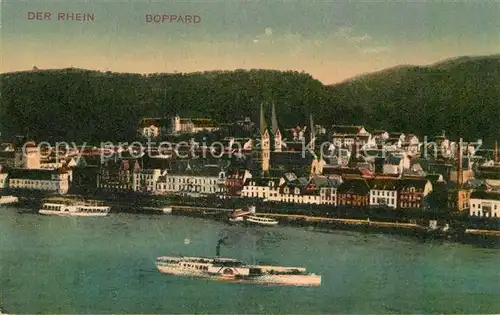 AK / Ansichtskarte Boppard Rhein Panorama Kat. Boppard