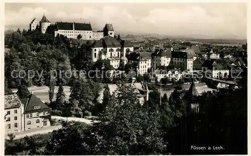 AK / Ansichtskarte Fuessen Allgaeu Teilansicht Schloss / Ehrwang /