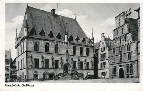 AK / Ansichtskarte Osnabrueck Rathaus Kat. Osnabrueck