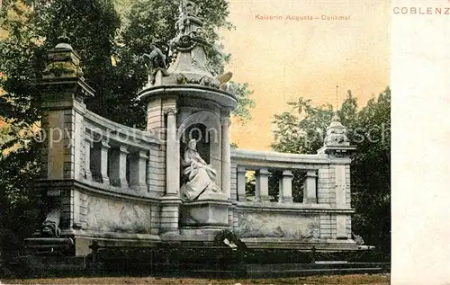 AK / Ansichtskarte Koblenz Rhein Kaiserin Augusta Denkmal Kat. Koblenz