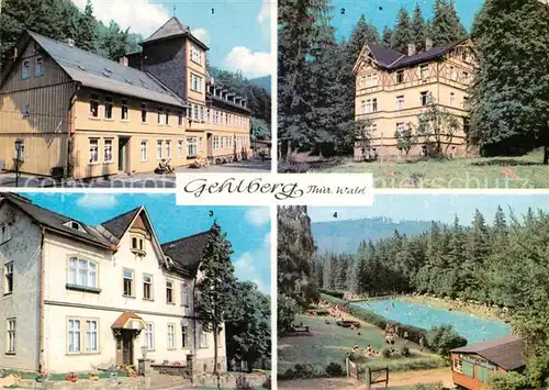 AK / Ansichtskarte Gehlberg Kinderferienheim Ernst Thaelmann FDGB Heime Waldbad Thueringer Wald Kat. Gehlberg