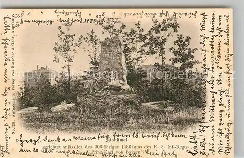 AK / Ansichtskarte Augsburg Denkmal Kat. Augsburg