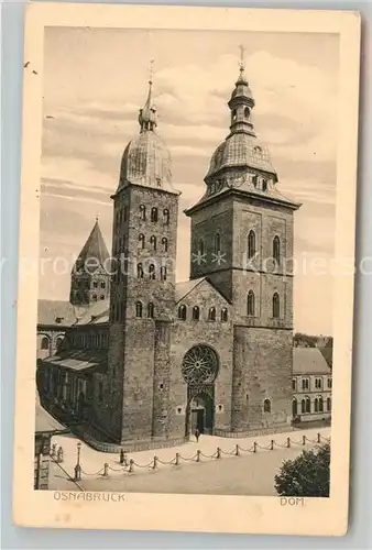 AK / Ansichtskarte Osnabrueck Dom Kat. Osnabrueck