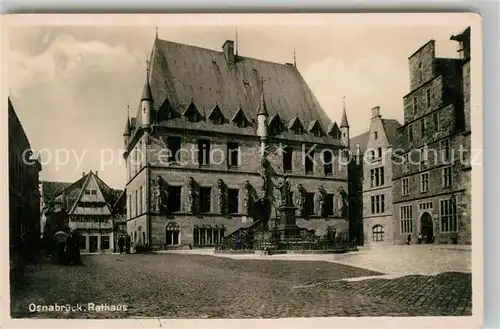 AK / Ansichtskarte Osnabrueck Rathaus Kat. Osnabrueck