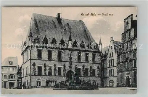 AK / Ansichtskarte Osnabrueck Rathaus Kat. Osnabrueck