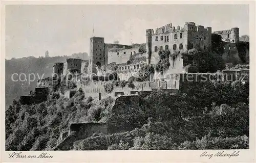 AK / Ansichtskarte St Goar Rhein Burg Rheinfels Kat. Sankt Goar