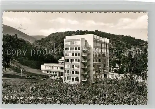 AK / Ansichtskarte Salzig Bad Sanatorium I Kat. Boppard